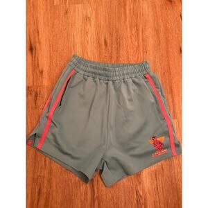 Raskol Apparel Team No Calves Flamingo Blue and Pink Shorts Size Medium